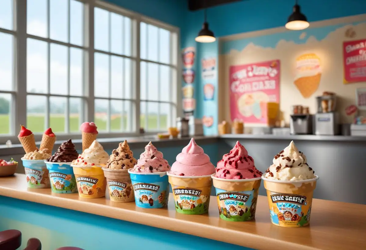 Så många kalorier innehåller Ben & Jerry's glassar! illustration