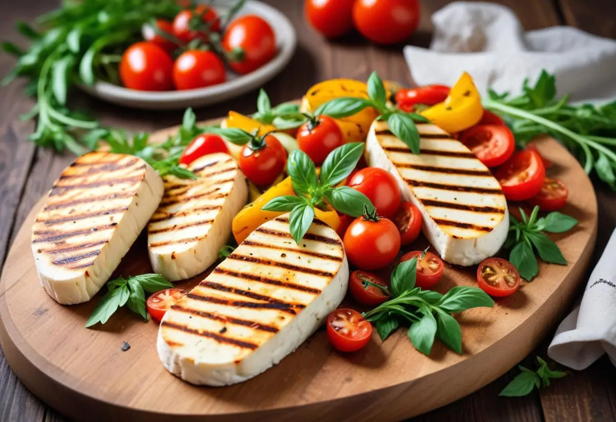 Halloumi kalorier illustration