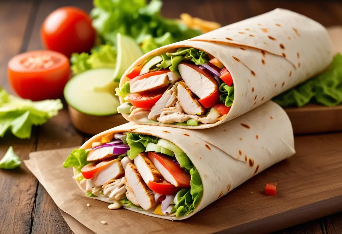 McWrap classic chicken illustration