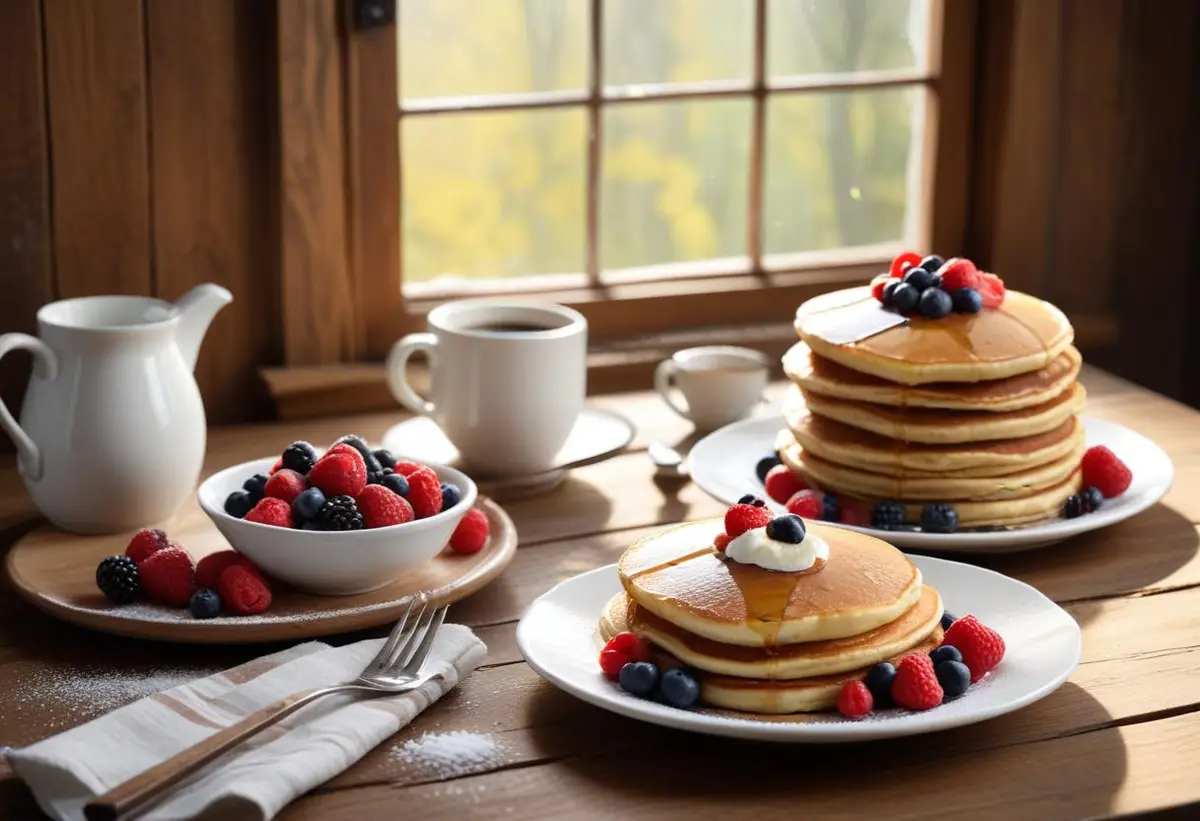 Pannkakor och kalorier illustration