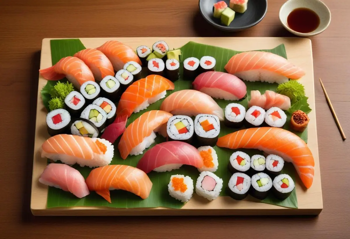 Kalorier i sushi illustration